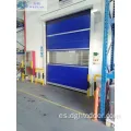 Puerta automática de obturador industrial de PVC